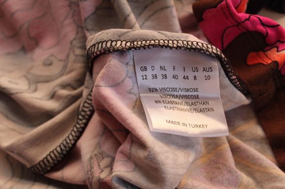 Joe Browns Tunic Top Size 12 Winter Autumn Long Sleeved round neck bold pattern - Picture 6 of 6